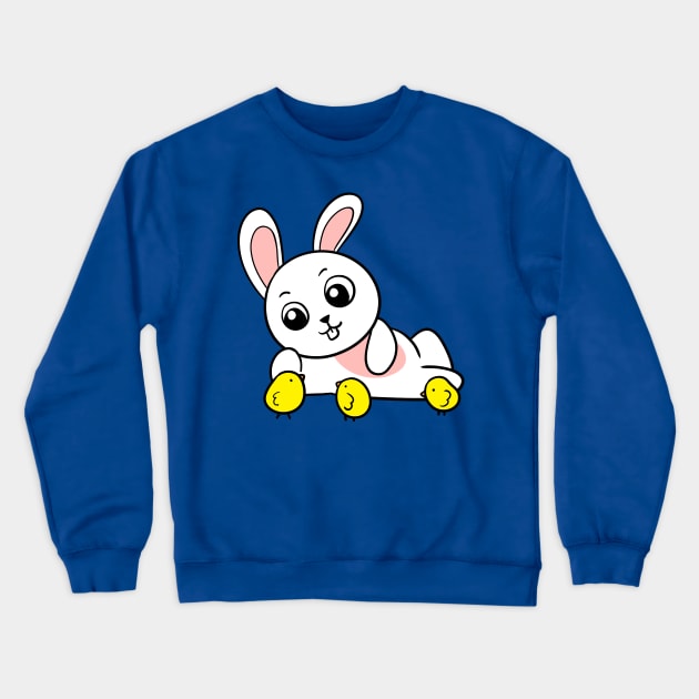 Easter Bunny Crewneck Sweatshirt by WildSloths